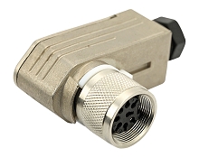 C091 11F006 000 2 - M16 Female cable connector with internal strain relief and metal locking ring.  6 contacts, 4-6mm cable diameter. Contacts sold separately. Comparable to PN# 99-5122-750-06