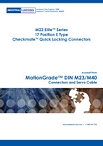 M23 Elite Series 17 Position E type Checkmate Connectors excerpt of MotionGrade Catalog