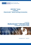 M23 Elite Series 6 Position Checkmate Connectors excerpt of MotionGrade Catalog