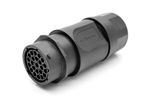 RTS1BS18N23S03  Receptacle, Inline, 23 positions, size 18, socket contact, silicone rubber seal.  Comparable to PN #UTS1JC1823S