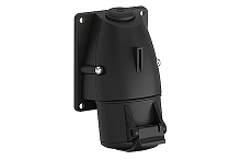 2CMA101023R1000  3P+N+E Wall Mounted Socket Outlet, Black. Replaces Part# 416RS6B