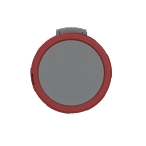 2CMA101150R1000  3P+E Female High Current Industrial Connector, 32A, 415V, 6H, IP67. Replaces Part# 332EC6W
