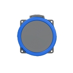 2CMA101308R1000  2P+E Female Panel Mounted Socket Outlet, 32A, 250V, 6H, IP67. Replaces Part# 232ERU6W