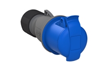 2CMA102031R1000  2P+E Industrial Connector, Flip Cap. Replaces Part# 232EC6
