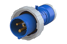 2CMA166460R1000  2P+E Industrial Plug. Replaces Part# 216P6W.  Comparable to PNs# GW60026H,0132-6,S31S25,210576,219306,218.1633,477303,PEW 1663 SV,PV216-6S