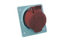 2CMA170044R1000  3P+N+E Panel Mounted Socket Outlet, Minimized Flange. Replaces Part# 432RAM6