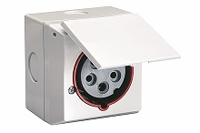 2CMA178696R1000  3P+N+E Socket Outlet for flush mounting. Replaces Part# CUED 416-6+RD