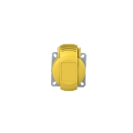 2CMA193145R1000  2P+E Female Panel Mounted Socket, 16A, 130V, 4H, IP44. Replaces Part# 216R4
