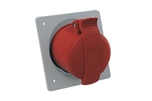 2CMA193283R1000  3P+N+E Panel Mounted Socket Outlet, Unified Flange, Angled. Replaces Part# 432RAU6.  Comparable to PNs# GW62221H,425-6,F52S333,1239,530,412.3267,488246,PE 3265 PI,UIS432-6S