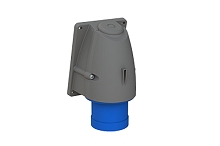 2CMA193314R1000  2P+E Wall Mounted Inlet, Angled. Replaces Part# 232BS6.  Comparable to PNs# GW60415,344,523-6,G32S20,24168,630306,242.3293,476305,PE 3263 SM,II232-6S-RI