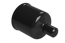 AHD10-5BT-BK  Boot for 5 Position Plug or Receptacle, AHD Series, Black.  Comparable to PN# HD10-5BT-BK