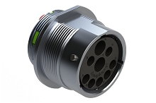 AHDBM04-24-91PN  Size 24, 9 Position ISOBUS Receptacle, Pin, Normal Seal, Wide Thread Adapter (WTA), Break-Away. Comparable to PN# HD34-24-91PN