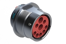 AHDBM04-24-91PR  Size 24, 9 Position Receptacle, Pin, Reduced Seal, Wide Thread Adapter (WTA), Break-Away. Comparable to PN# HD34-24-91PE