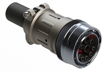 AHDBM06-24-91SR-059  Size 24, 9 Position ISOBUS Plug Kit, Socket, Reduced Seal, Wide Thread Adapter (WTA), Cable Clamp Backshell, Break-Away. Comparable to PN# HDB36-24-91SE-059