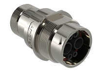 AHDM04-18-06SN-C030-072  6 Position (2 Used), Receptacle, Shell Size 18, Socket, Normal Seal, Wide Thread Adapter, Backshell with Weep Holes