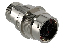 AHDM04-18-06SN-C030-L005  6 Position (2 Used), Receptacle, Shell Size 18, Socket, Normal Seal, Wide Thread Adapter, Backshell without Weep Holes