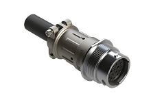 AHDM04-18-20SR-059  Receptacle Kit, shell size 18, 20 positions, socket, reduced diameter seal, wide thread, cable clamp backshell. Comparable to PN# HD34-18-20SE-059
