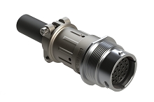 AHDM04-18-21SN-059  Receptacle Kit, shell size 18, 21 positions, socket, standard seal, wide thread, cable clamp backshell. Comparable to PN# HD34-18-21SN-059
