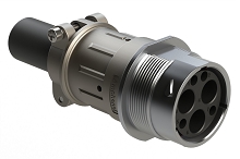 AHDM04-24-07PN-CL22-059  Receptacle Kit, shell size 24, 7 positions,standard seal, wide thread, cable clamp backshell