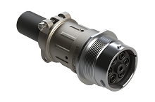 AHDM04-24-07SN-059  Receptacle Kit, shell size 24, 7 positions, socket, standard seal, wide thread, cable clamp backshell. Comparable to PN# HD34-24-07SN-059