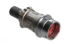AHDM04-24-09PR-059  Receptacle Kit, shell size 24, 9 positions, pin, reduced diameter seal, wide thread, cable clamp backshell. Comparable to PN# HD34-24-09PE-059