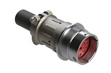 AHDM04-24-18PR-059  Receptacle Kit, shell size 24, 18 positions, pin, reduced diameter seal, wide thread, cable clamp backshell. Comparable to PN# HD34-24-18PE-059