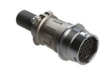 AHDM04-24-19SR-059  Receptacle Kit, shell size 24, 19 positions, socket, reduced diameter seal, wide thread, cable clamp backshell. Comparable to PN# HD34-24-19SE-059