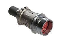 AHDM04-24-21PN-059  Receptacle Kit, shell size 24, 21 positions, pin, standard seal, wide thread, cable clamp backshell. Comparable to PN# HD34-24-21PN-059