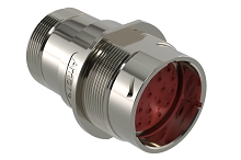 AHDM04-24-23PN-072  23 Position Receptacle, Shell Size 24, Pin, Normal Seal, Wide Thread Adapter, Backshell with Weep Holes.  Comparable to PN#  HD34-24-23PN-072