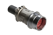 AHDM04-24-23PR-059  Receptacle Kit, shell size 24, 23 positions, pin, reduced diameter seal, wide thread, cable clamp backshell. Comparable to PN# HD34-24-23PE-059