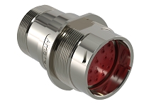 AHDM04-24-23PR-L005  23 Position Receptacle, Shell Size 24, Pin, Reduced Seal, Wide Thread Adapter, Backshell without Weep Holes.  Comparable to PN#  HD34-24-23PE-L005