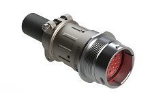 AHDM04-24-35PR-059  Receptacle Kit, shell size 24, 35 positions, pin, reduced diameter seal, wide thread, cable clamp backshell. Comparable to PN# HD34-24-35PE-059