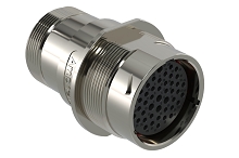 AHDM04-24-47SR-072  47 Position Receptacle, Shell Size 24, Socket, Reduced Seal, Wide Thread Adapter, Backshell with Weep Holes.  Comparable to PN#  HD34-24-47SE-072