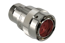 AHDM06-18-08PN-072  8 Position Plug, Shell Size 18, Pin, Normal Seal, Wide Thread Adapter, Backshell with Weep Holes.  Comparable to PN#  HD36-18-8PN-072