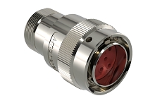 AHDM06-18-08PR-072  8 Position Plug, Shell Size 18, Pin, Reduced Seal, Wide Thread Adapter, Backshell with Weep Holes.  Comparable to PN#  HD36-18-8PE-072