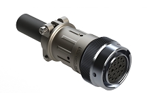 AHDM06-18-20SR-059  Plug Kit, shell size 18, 20 positions, socket, reduced diameter seal, wide thread, cable clamp backshell. Comparable to PN# HD36-18-20SE-059