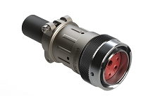 AHDM06-24-09PR-059  Plug Kit, shell size 24, 9 positions, pin, reduced diameter seal, wide thread, cable clamp backshell. Comparable to PN# HD36-24-09PE-059