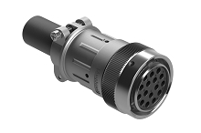 AHDM06-24-16SN-059  Plug Kit, Shell size 24, 16 positions, socket, standard seal, wide thread, cable clamp backshell. Comparable to PN# HD36-24-16SN-059