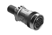 AHDM06-24-16SR-059  Plug Kit, Shell size 24, 16 positions, socket, reduced diameter seal, wide thread, cable clamp backshell. Comparable to PN# HD36-24-16SE-059