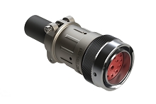 AHDM06-24-18PR-059  Plug Kit, shell size 24, 18 positions, pin, reduced diameter seal, wide thread, cable clamp backshell. Comparable to PN# HD36-24-18PE-059