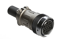 AHDM06-24-19SR-059  Plug Kit, shell size 24, 19 positions socket, reduced diameter seal, wide thread, cable clamp backshell. Comparable to PN# HD36-24-19SE-059