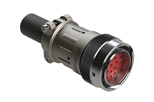 AHDM06-24-23PR-059  Plug Kit, shell size 24, 23 positions, pin, reduced diameter seal, wide thread, cable clamp backshell. Comparable to PN# HD36-24-23PE-059