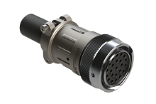 AHDM06-24-23SR-059  Plug Kit, shell size 24, 23 positions, socket, reduced diameter seal, wide thread, cable clamp backshell. Comparable to PN# HD36-24-23SE-059