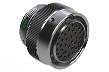 AHDM06-24-33SN  33 Position Plug, Shell Size 24,  Socket, Plastic, Normal Diameter Rear Seal, Integrated Wide Thread (Green Retaining Ring).  Comparable to PN# HD36-24-33SN