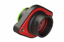 AHDP02-18-08PN-SRA  8 positions, sealed panel mount receptacle, pin, size 18, normal seal, smooth ring adapter
