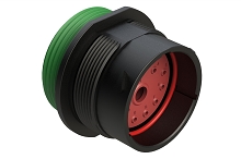 AHDP04-24-14PN-WTA  14 Position Receptacle, Pin, Shell Size 24, Normal Diameter Seal (Green), Wide Thread Adapter.  Comparable to PN# HDP24-24-14PN-L024