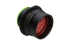 AHDP04-24-16PN-SRA 16 Position Receptacle, Size 24, Pin, Standard Arrangement, Normal Seal, Smooth Ring Adapter.Comparable to PN# HDP24-24-16PN