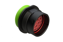 AHDP04-24-16PN-WTA 16 Position Receptacle, Size 24, Pin, Standard Arrangement, Normal Seal, Wide Thread Adapter. Comparable to PN# HDP24-24-16PN-L024