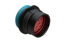 AHDP04-24-16PR-WTA  16 Position Plug, Pin, Shell Size 24, Reduced Diameter Seal (Blue), Wide Thread Adapter. Comparable to PN# HDP24-24-16PE-L024