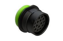 AHDP04-24-16SN-WTA 16 Position Receptacle, Size 24, Socket, Reverse Arrangement, Normal Seal, Wide Thread Adapter. Comparable to PN# HDP24-24-16SN-L024